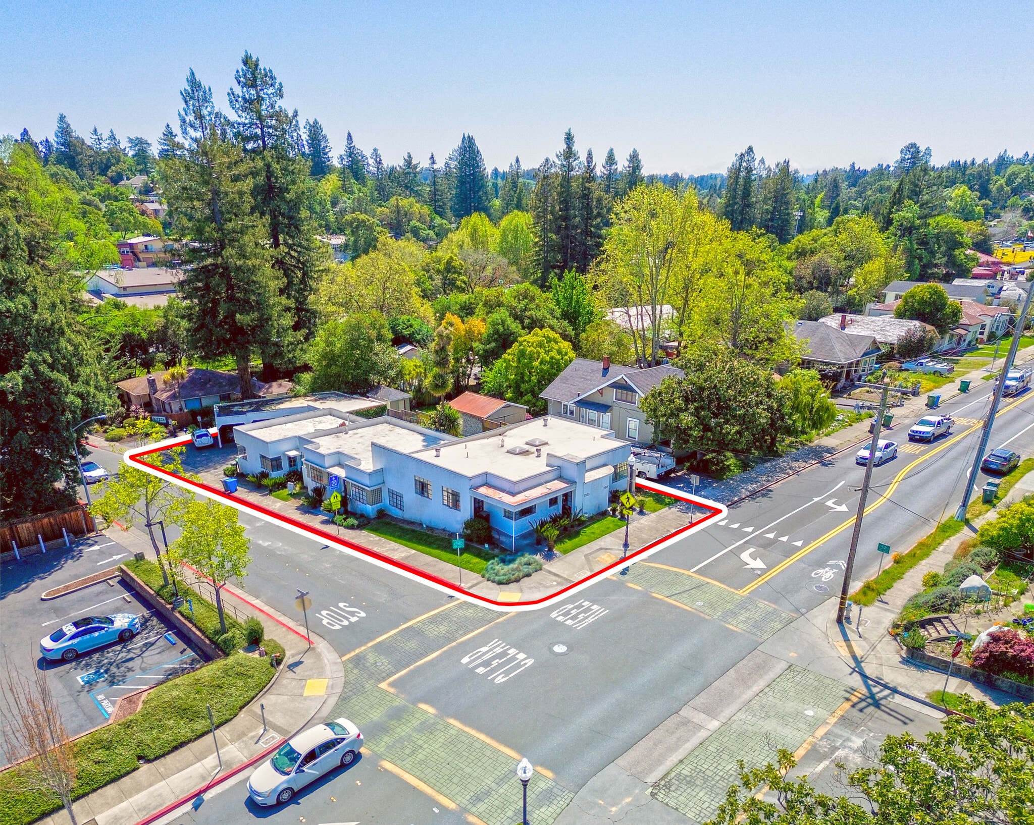 7203 Bodega Ave, Sebastopol, CA for sale Aerial- Image 1 of 9