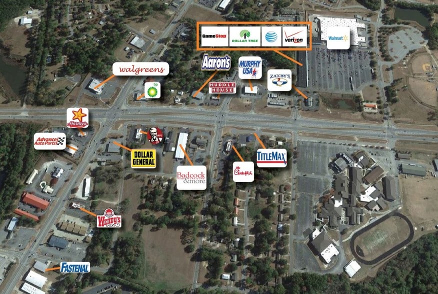 355 Veterans Pky S, Moultrie, GA for sale - Aerial - Image 3 of 3