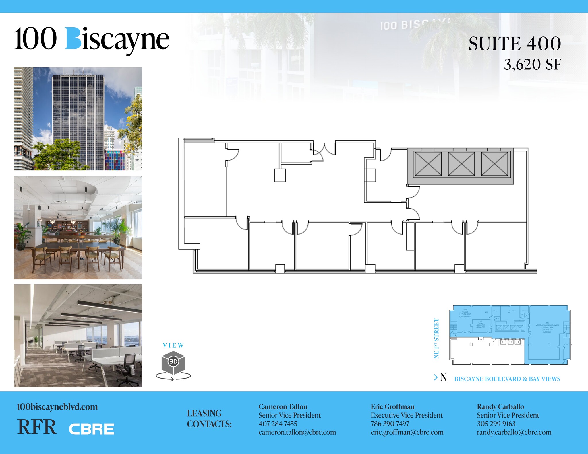 100 N Biscayne Blvd, Miami, FL for lease Site Plan- Image 1 of 8