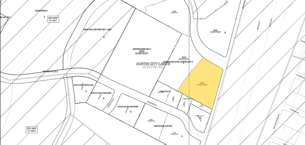 3409 Executive Center Dr, Austin, TX for lease - Plat Map - Image 2 of 91