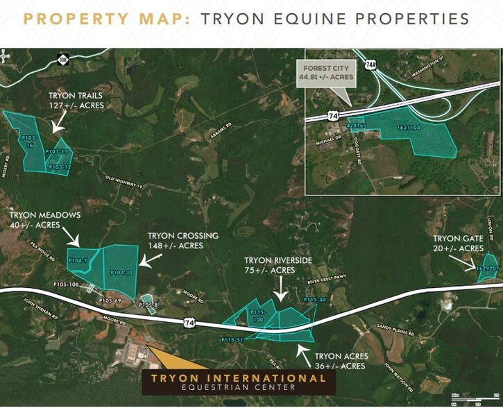 0 Old 19 Hwy, Mill Spring, NC for sale - Aerial - Image 1 of 1