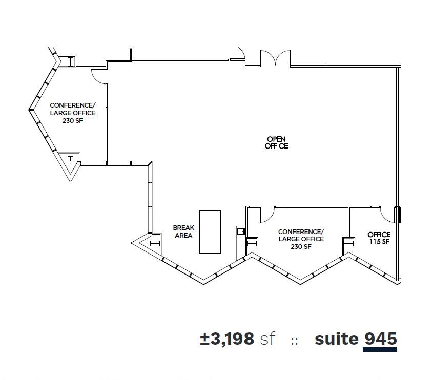 333 W San Carlos St, San Jose, CA for lease Floor Plan- Image 1 of 1