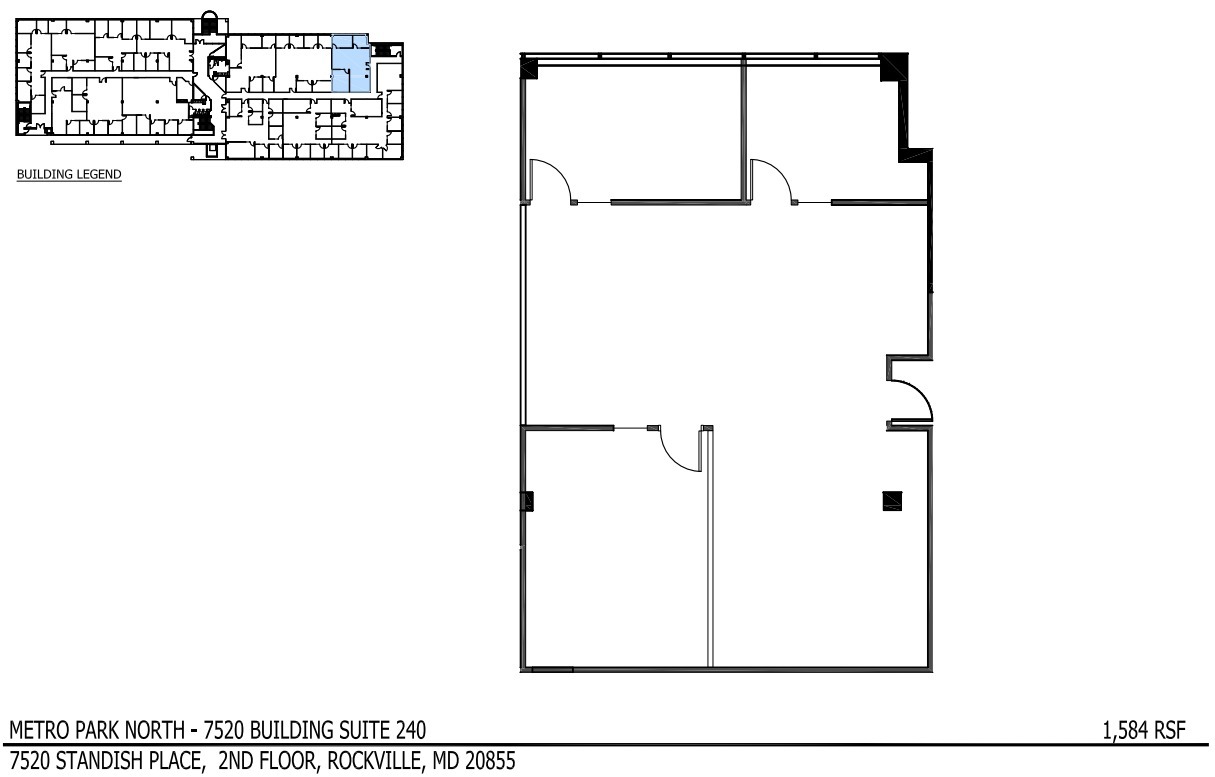 7529 Standish Pl, Rockville, MD for lease Floor Plan- Image 1 of 1