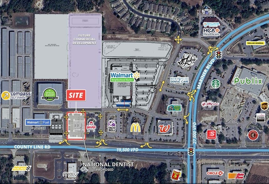 10241 County Line Rd, Spring Hill, FL for lease - Site Plan - Image 2 of 3