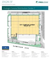 2565 Sampson Ave, Corona, CA for lease Floor Plan- Image 1 of 2