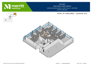 215 Schilling Cir, Hunt Valley, MD for lease Floor Plan- Image 2 of 2