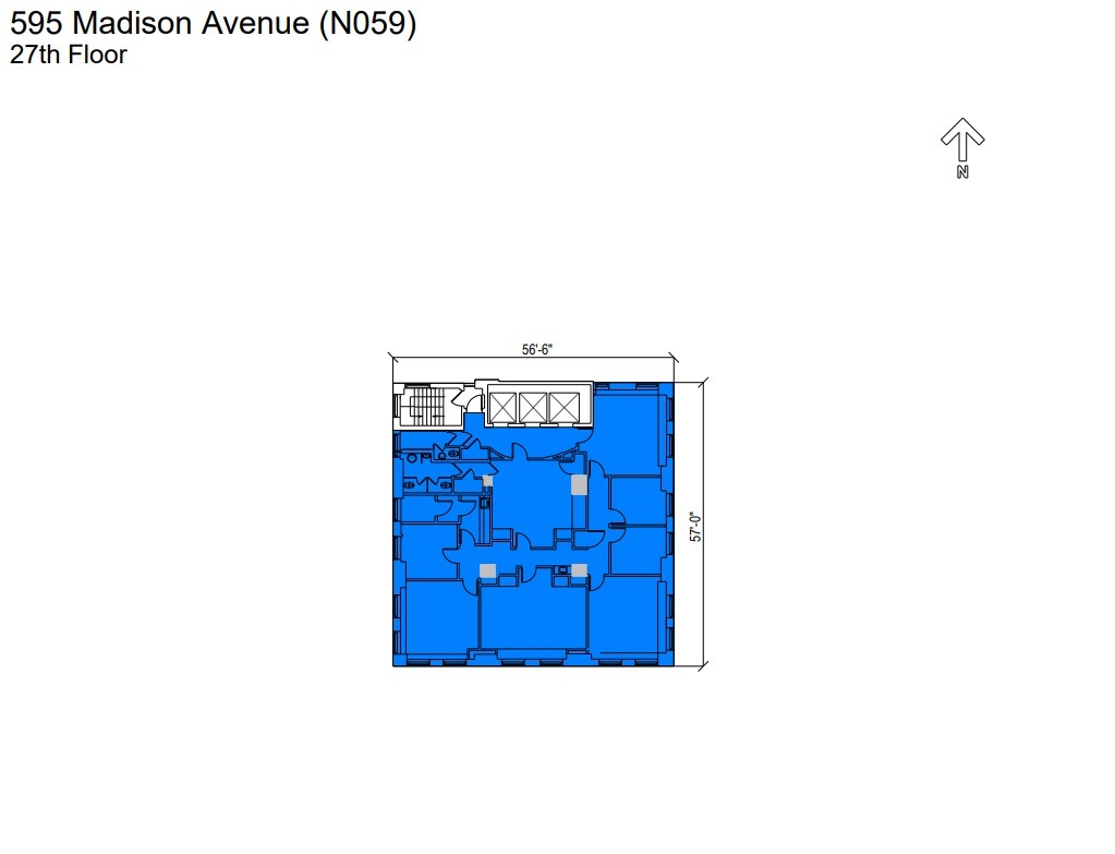 595 Madison Ave, New York, NY for lease Floor Plan- Image 1 of 1