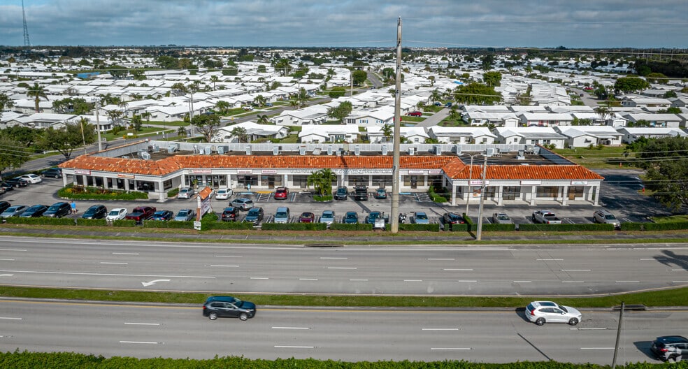 1865 W Woolbright Rd, Boynton Beach, FL for lease - Aerial - Image 2 of 11