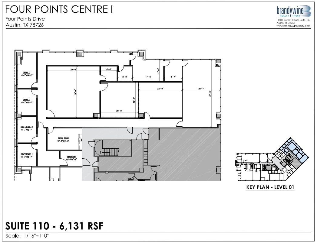 11305 Four Points Dr, Austin, TX for lease Floor Plan- Image 1 of 1