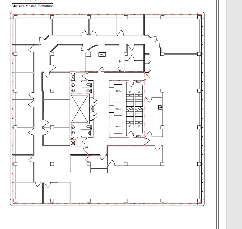 10107-10119 Jasper Av NW, Edmonton, AB for lease Floor Plan- Image 1 of 1