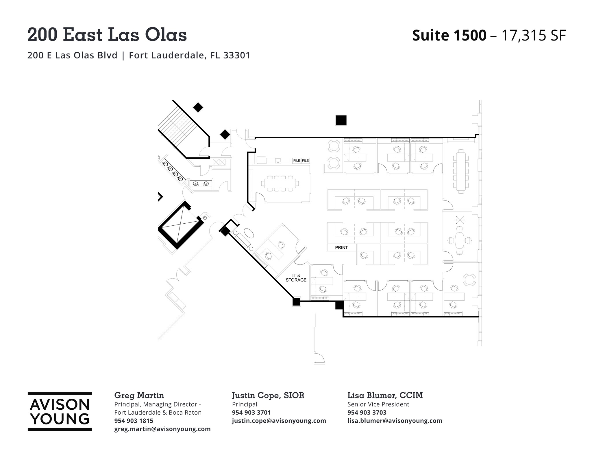 200 E Las Olas Blvd, Fort Lauderdale, FL for lease Site Plan- Image 1 of 1