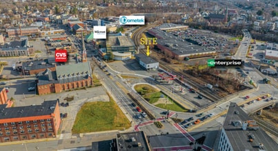 180 Main St, Fitchburg, MA - AERIAL  map view - Image1