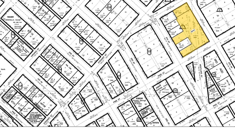 1601 5th Ave, Seattle, WA for lease - Plat Map - Image 2 of 10