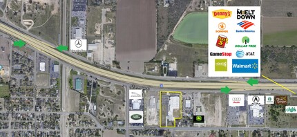 801 E Interstate Hwy 2, San Juan, TX for lease Aerial- Image 1 of 2