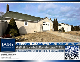 218 County Road 39, Southampton NY - Warehouse