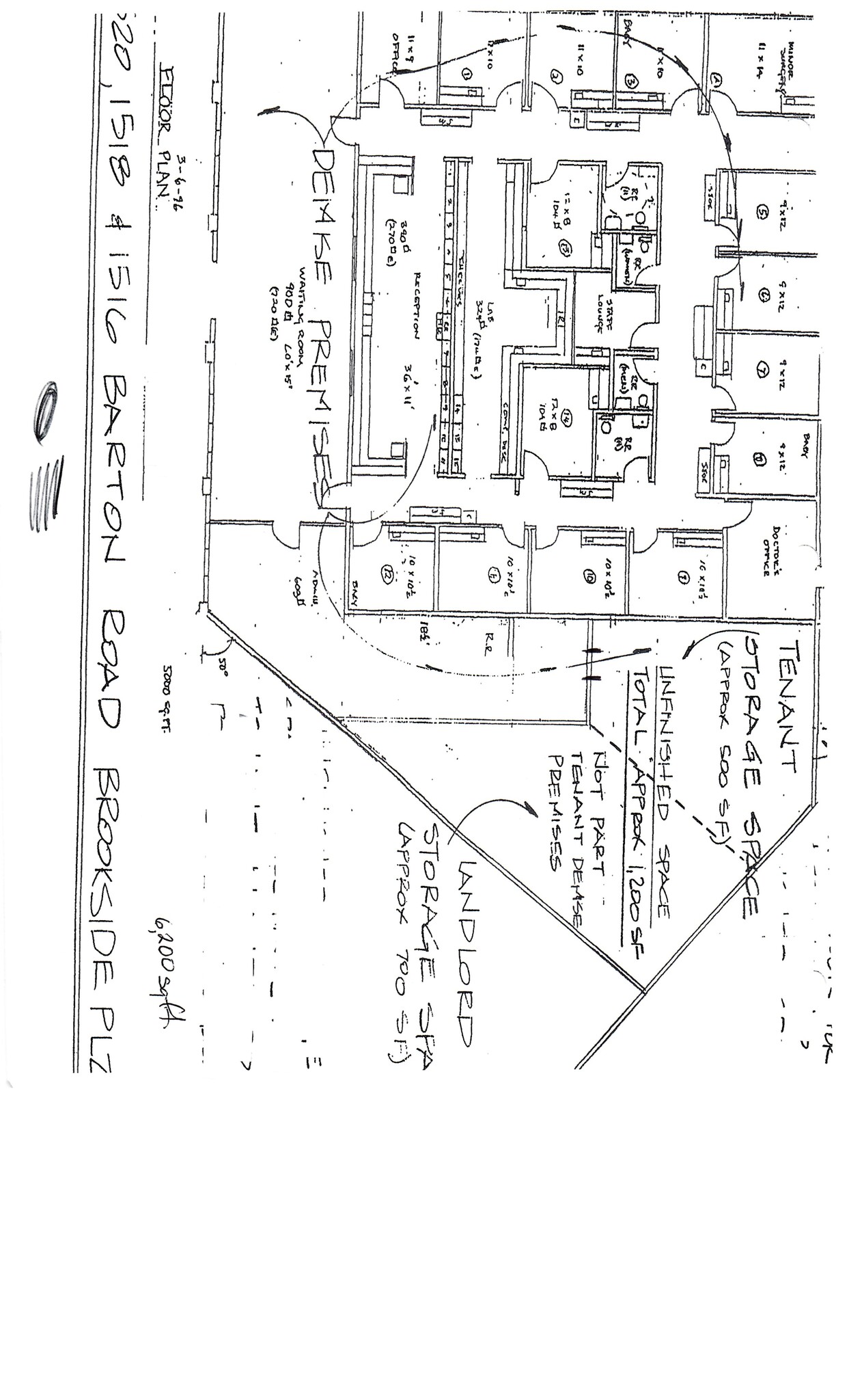 1536-1578 Barton Rd, Redlands, CA for lease Site Plan- Image 1 of 1