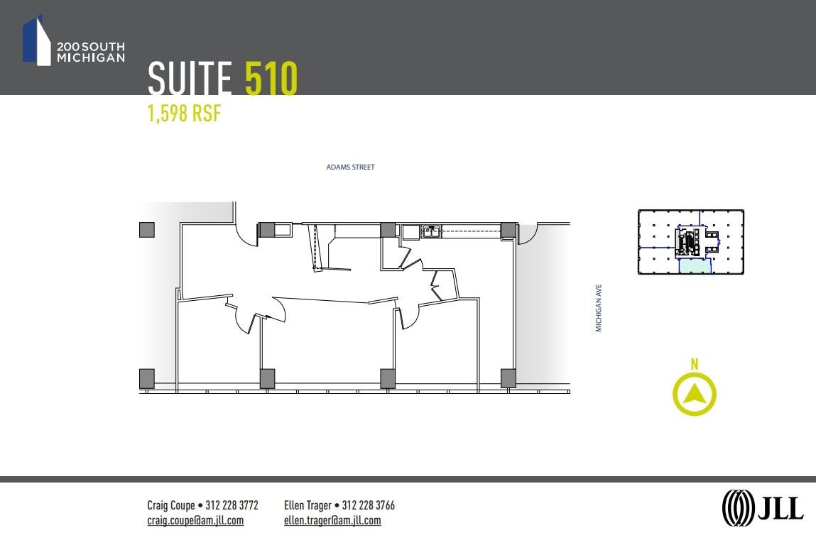 200 S Michigan Ave, Chicago, IL for lease Floor Plan- Image 1 of 1