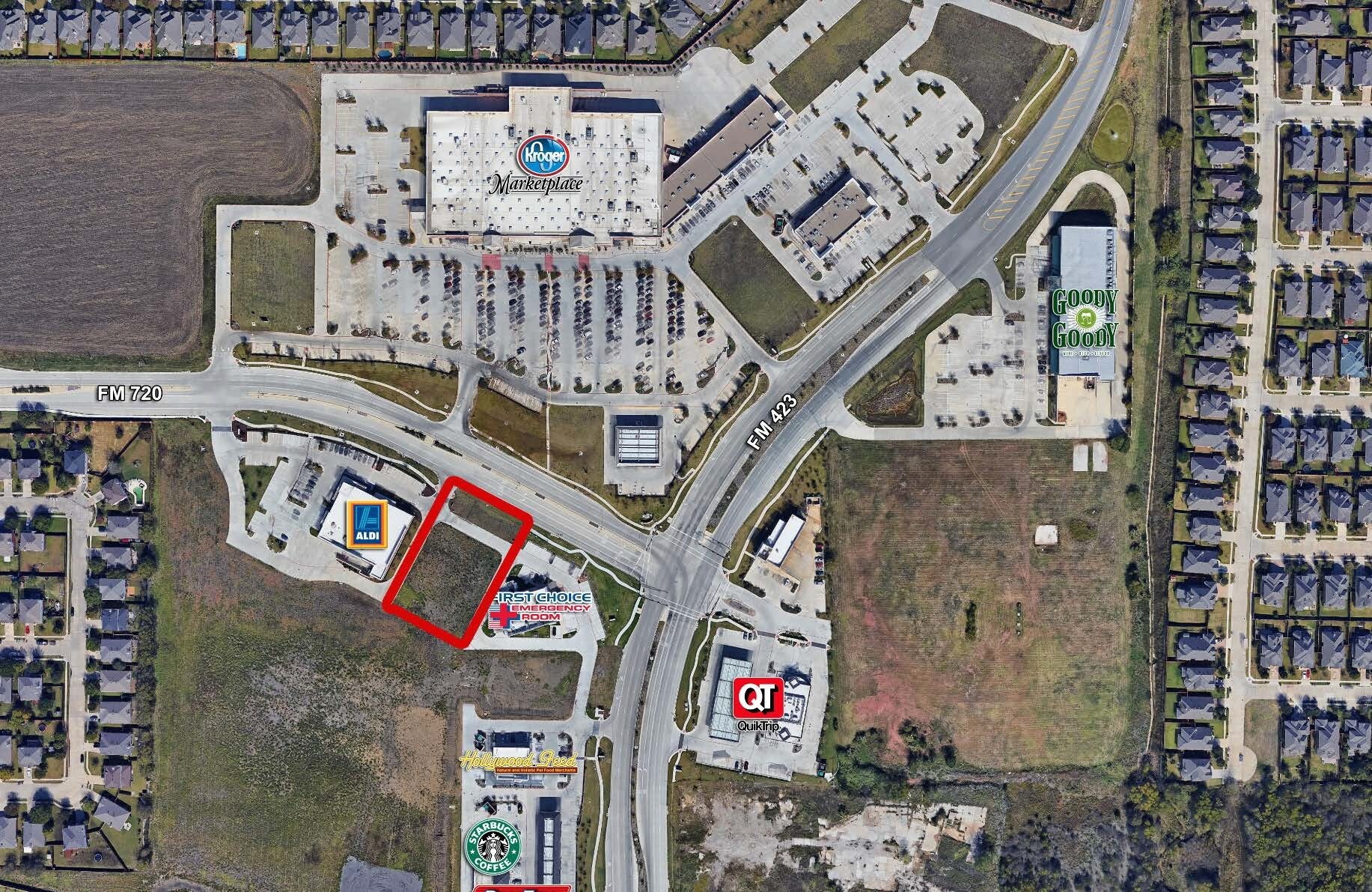 SWC FM 423 & FM 720 Aly, Little Elm, TX for sale Primary Photo- Image 1 of 1