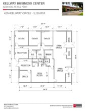 4260-4274 Kellway Cir, Addison, TX for lease Floor Plan- Image 1 of 1