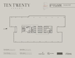 1020 Spring St, Atlanta, GA for lease Floor Plan- Image 1 of 1