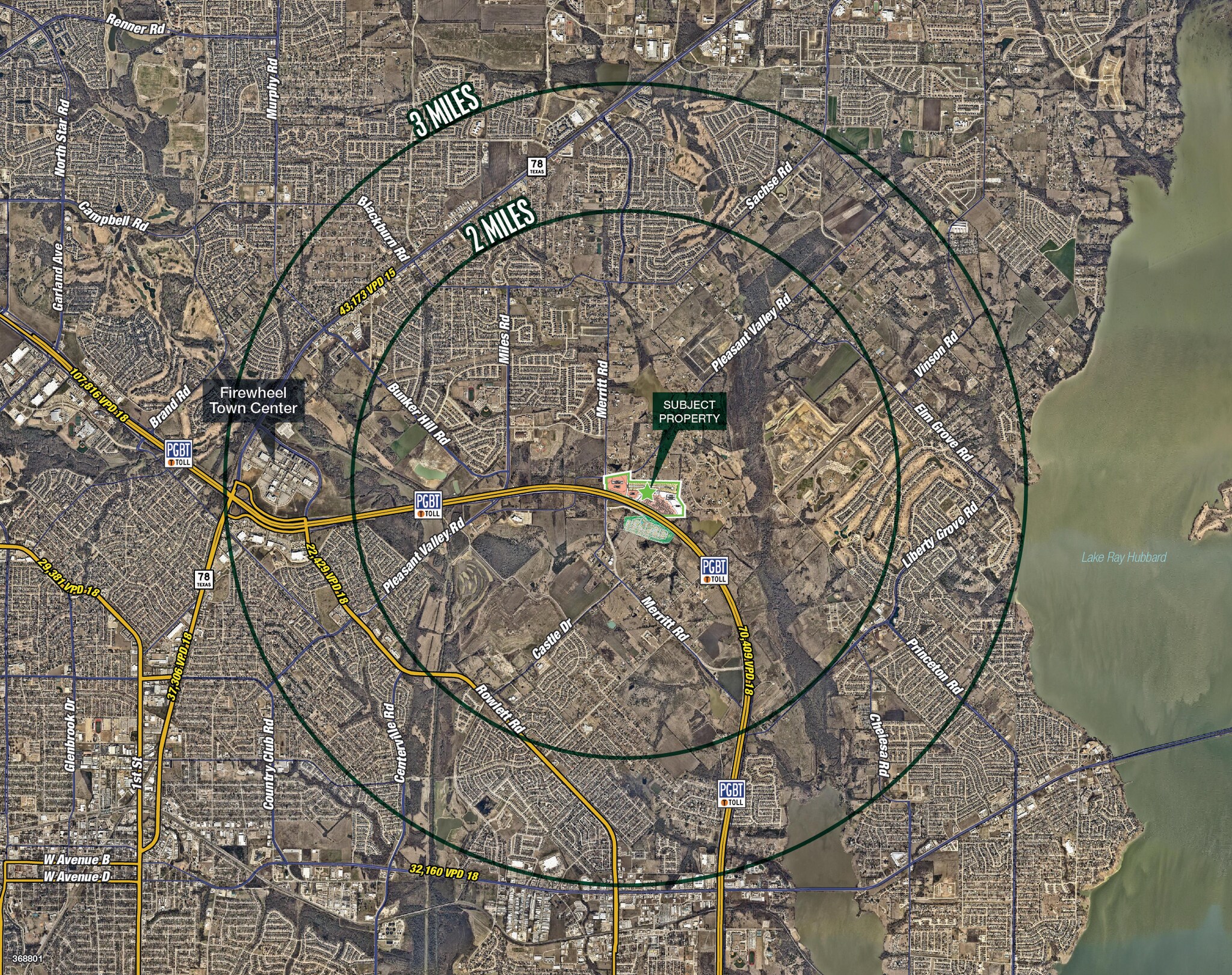 George Bush Tpke, Sachse, TX for sale Aerial- Image 1 of 1