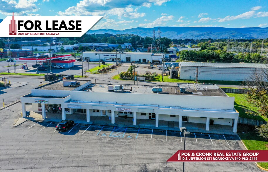 2105-2121 Apperson Dr, Salem, VA for lease - Building Photo - Image 1 of 5