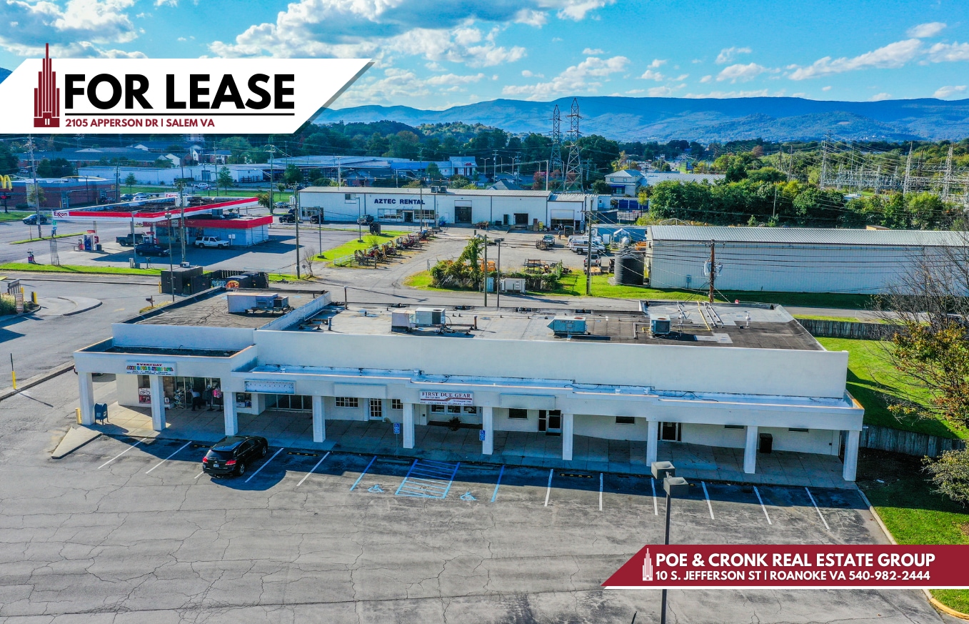 2105-2121 Apperson Dr, Salem, VA for lease Building Photo- Image 1 of 6