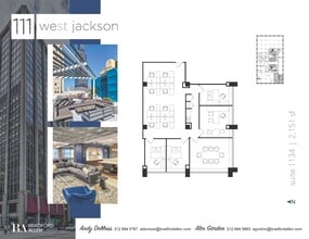 111 W Jackson Blvd, Chicago, IL for lease Floor Plan- Image 2 of 3