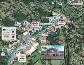 855 Washington St, Middletown, CT - AERIAL  map view