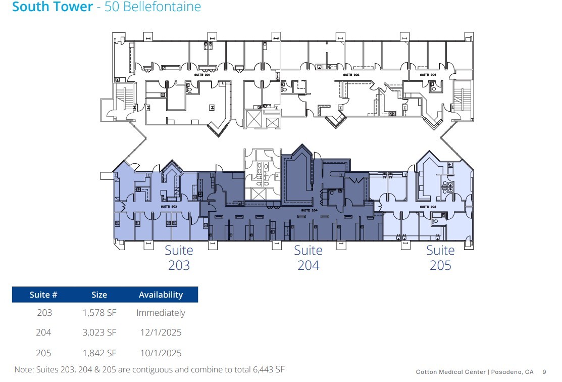 50 Bellefontaine St, Pasadena, CA for lease Floor Plan- Image 1 of 1