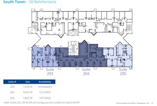 50 Bellefontaine St, Pasadena, CA for lease Floor Plan- Image 1 of 1