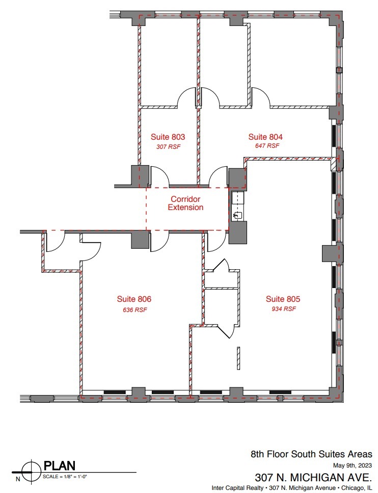 307 N Michigan Ave, Chicago, IL for lease Floor Plan- Image 1 of 1