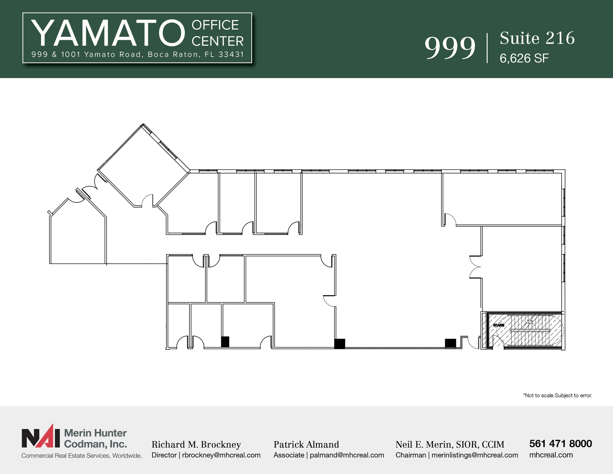 999-1001 W Yamato Rd, Boca Raton, FL for lease Floor Plan- Image 1 of 2