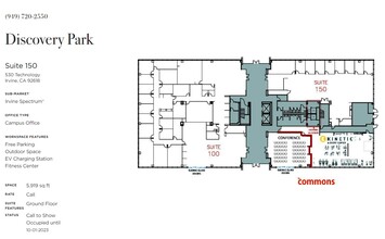 530 Technology Dr, Irvine, CA for lease Floor Plan- Image 1 of 1