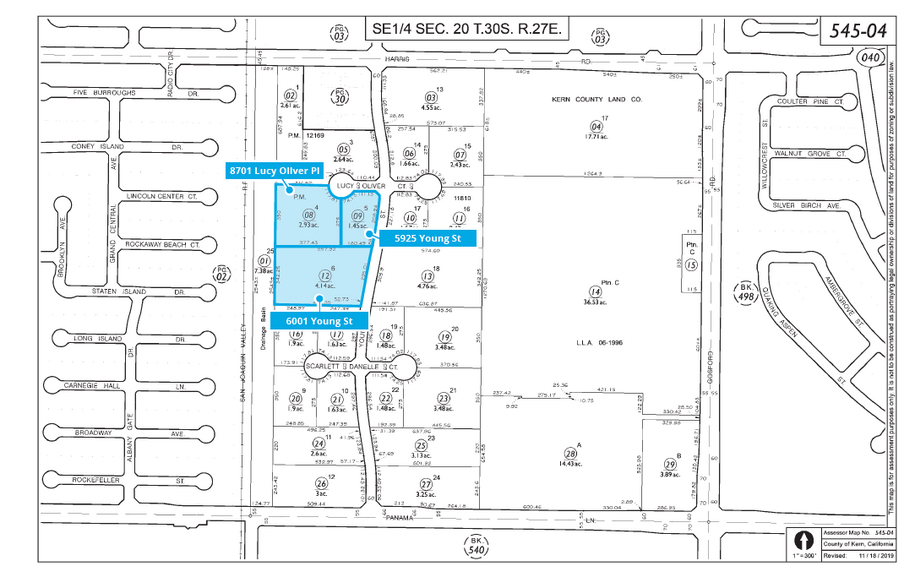 Crossroads Business park, Bakersfield, CA for sale - Plat Map - Image 3 of 3