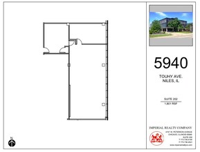 5940 W Touhy Ave, Niles, IL for lease Floor Plan- Image 1 of 5