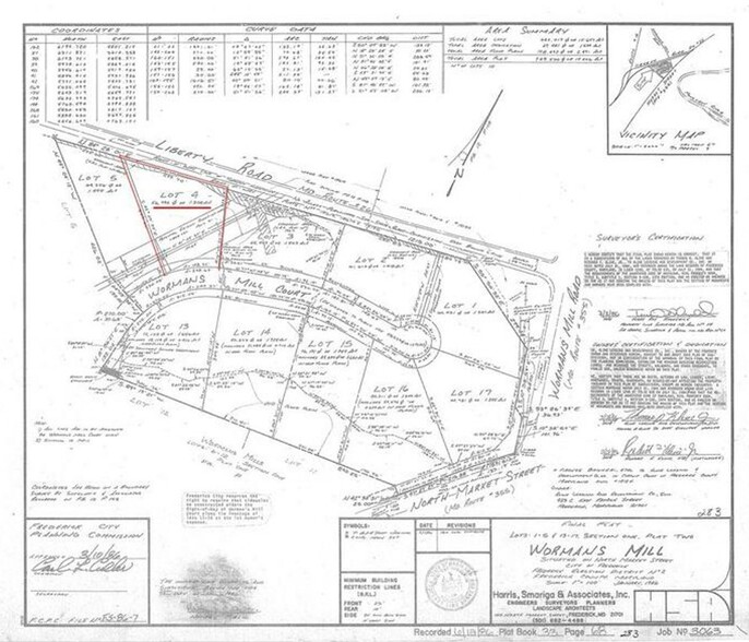 94 Wormans Mill Ct, Frederick, MD for sale - Plat Map - Image 2 of 3