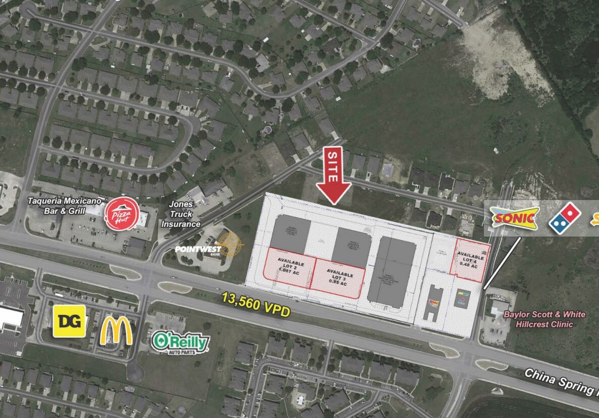 NEQ China Spring Rd & Saddle Creek Rd, Waco, TX for sale Primary Photo- Image 1 of 1