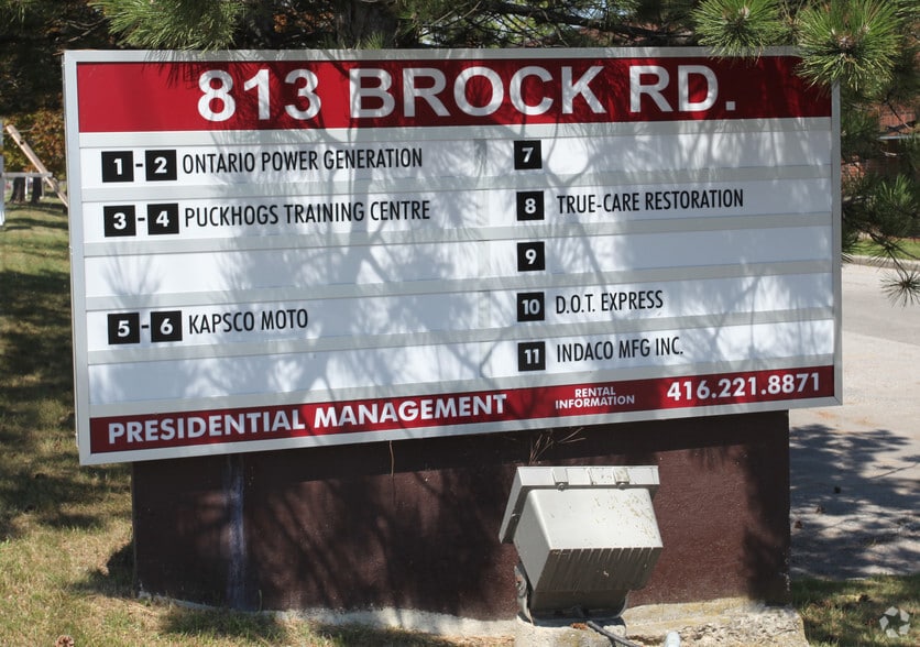 813 Brock Rd, Pickering, ON for lease - Building Photo - Image 2 of 5