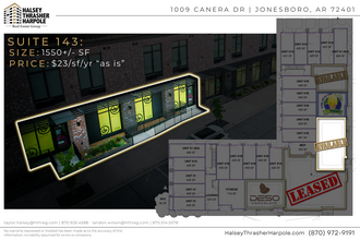 1009 Canera Dr, Jonesboro, AR for lease Floor Plan- Image 1 of 1