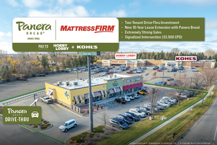 Panera Bread Drive-Thru and Mattress Firm - Drive Through Restaurant