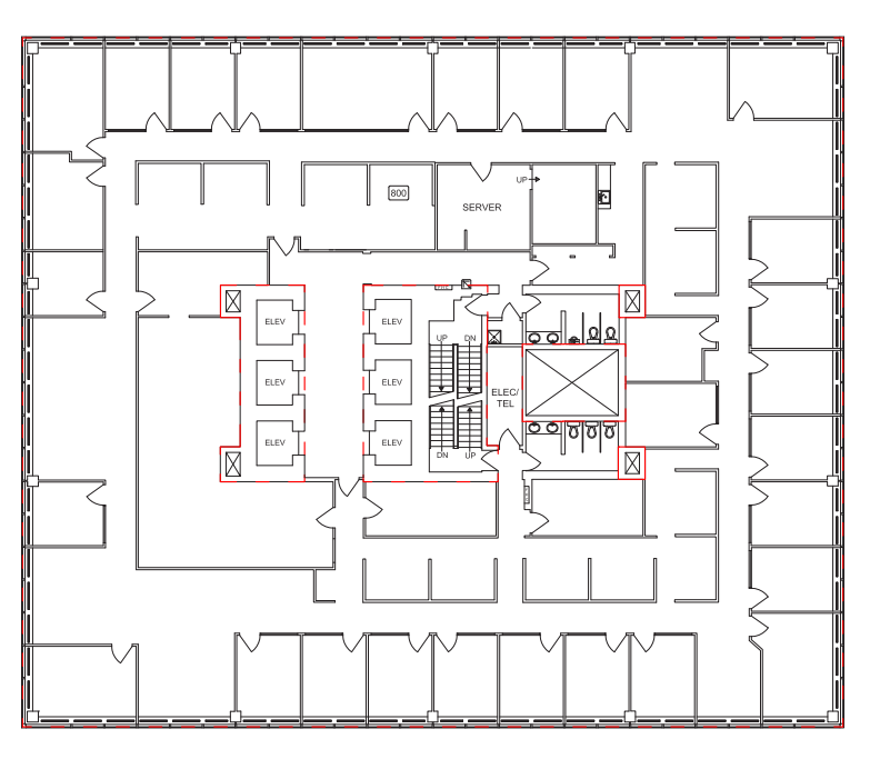 10025 102A Ave NW, Edmonton, AB for lease Floor Plan- Image 1 of 1