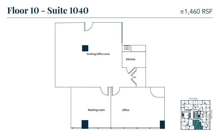 1970 Broadway, Oakland, CA for lease Floor Plan- Image 1 of 1