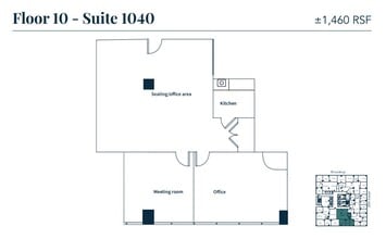 1970 Broadway, Oakland, CA for lease Floor Plan- Image 1 of 1
