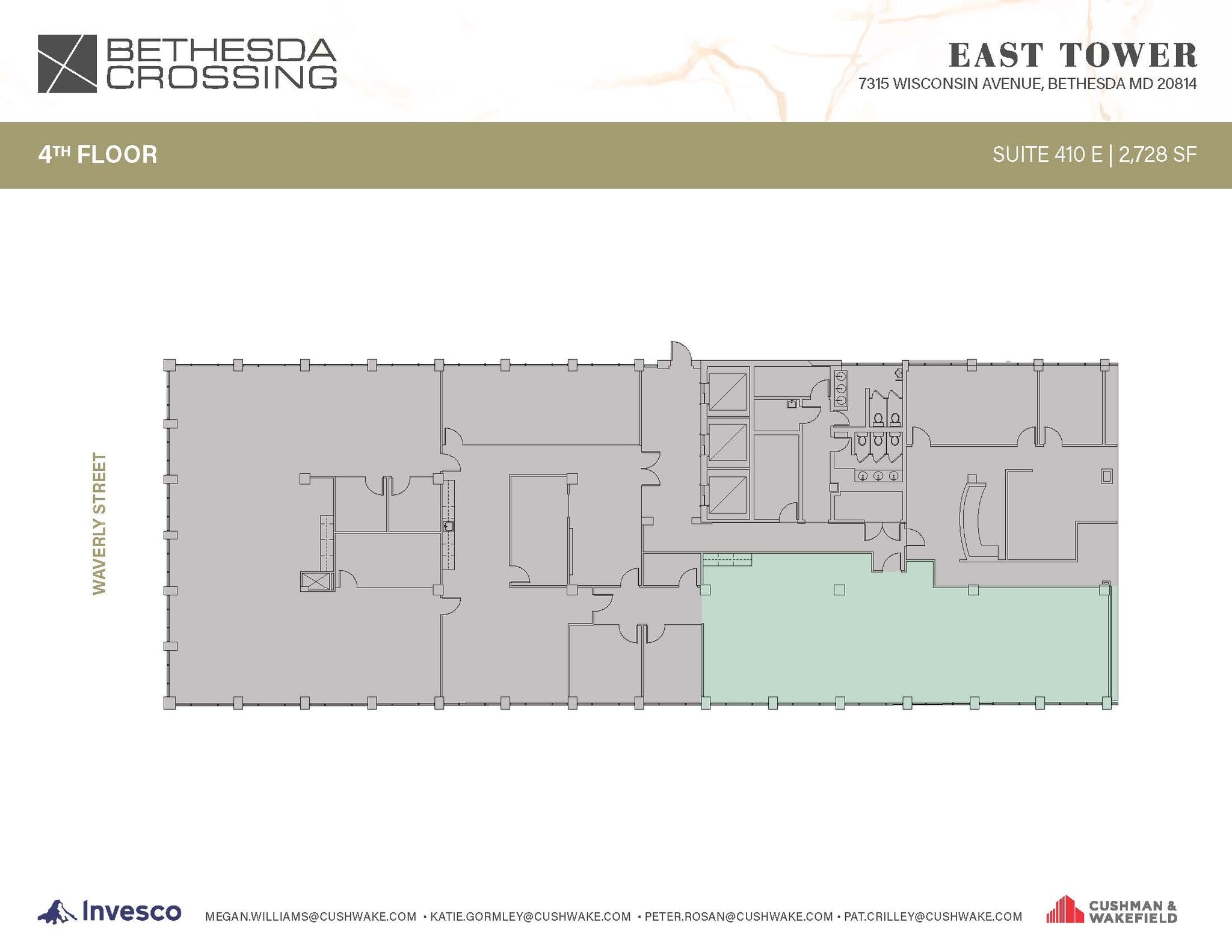 7315 Wisconsin Ave, Bethesda, MD for lease Floor Plan- Image 1 of 1