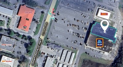 2629 Crawfordville Hwy, Crawfordville, FL for lease Aerial- Image 2 of 4
