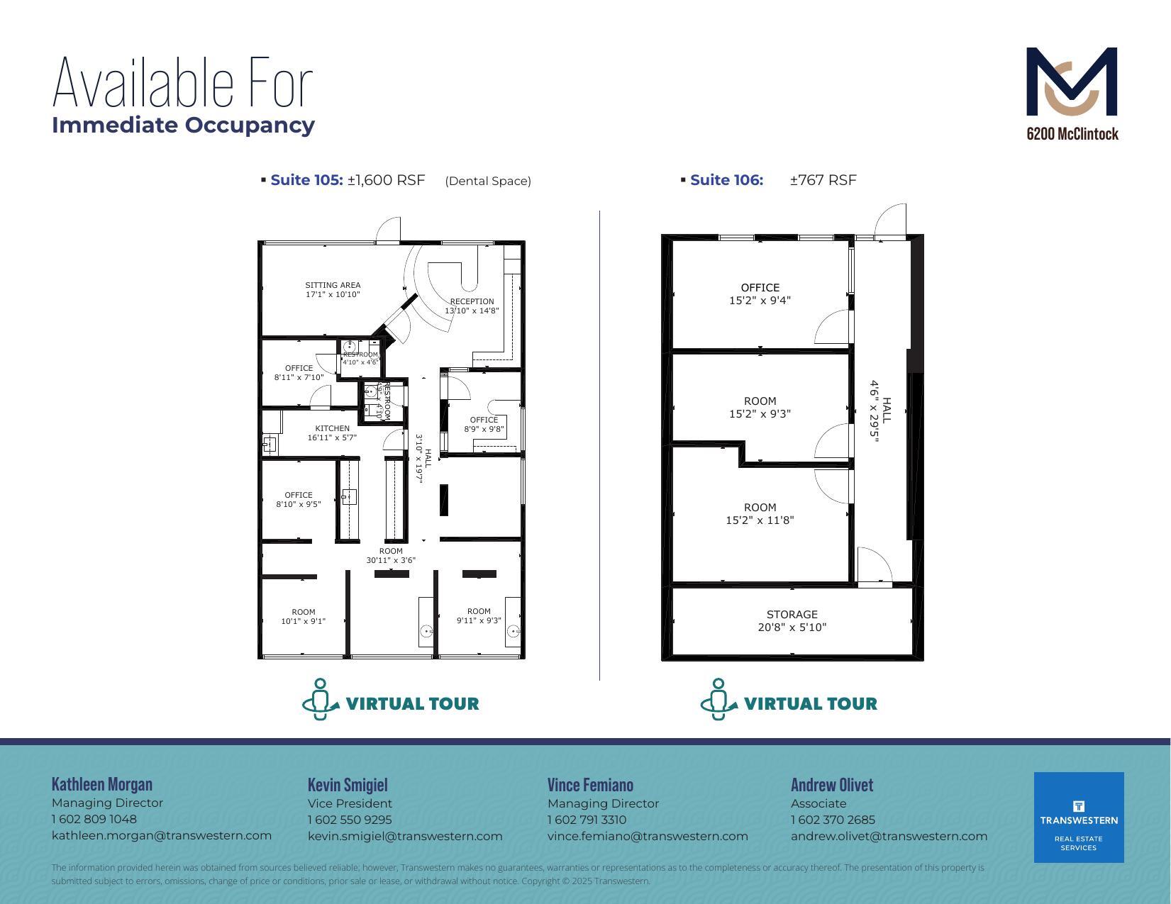 6200 S McClintock Dr, Tempe, AZ for lease Floor Plan- Image 1 of 1