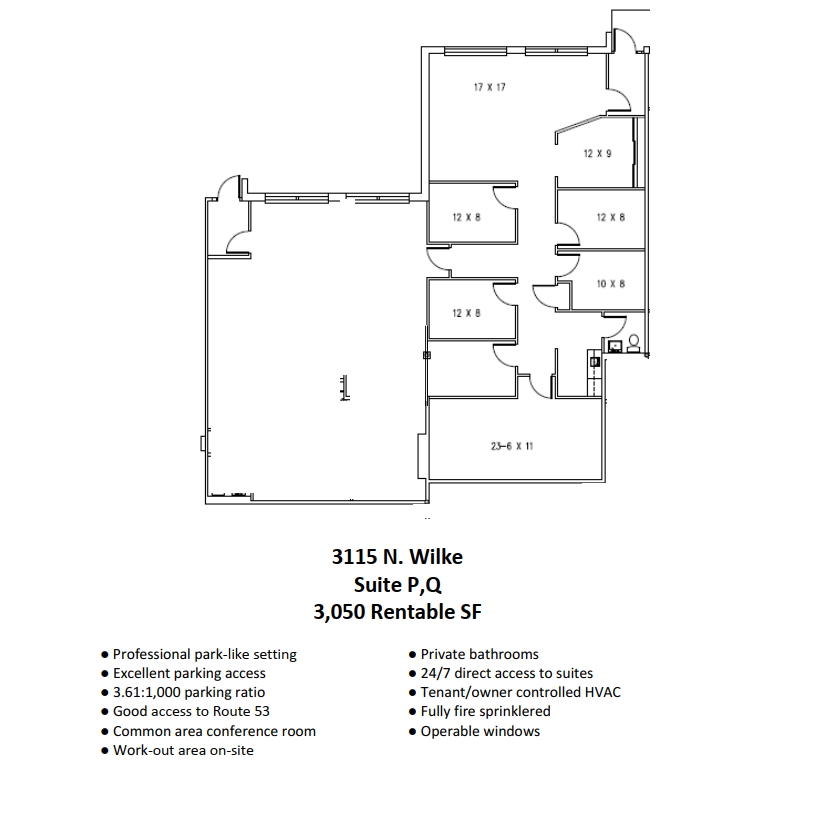 3115 N Wilke Rd, Arlington Heights, IL for lease Building Photo- Image 1 of 20