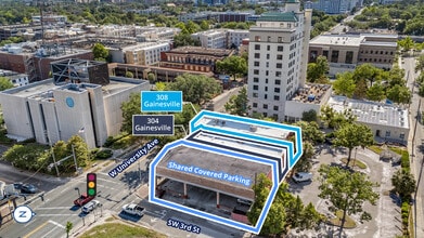 304 W University Ave, Gainesville, FL - AERIAL  map view