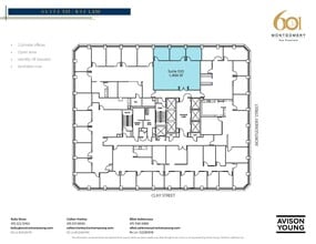 601 Montgomery St, San Francisco, CA for lease Floor Plan- Image 1 of 1